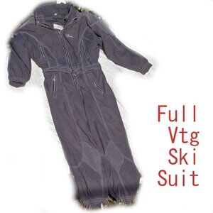 Rucanor Ski Suit Snowsuit Vintage 90s Snowboard Full Cover JumpSuit Womens Med